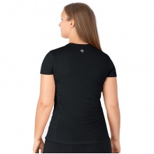 JAKO Lauf-Tshirt Run 2.0 (Polyester-Micro-Mesh, atmungsaktiv) schwarz Damen