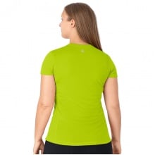 JAKO Lauf-Tshirt Run 2.0 (Polyester-Micro-Mesh, atmungsaktiv) neongrün Damen