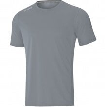 JAKO Lauf-Tshirt Run 2.0 (Polyester-Micro-Mesh, atmungsaktiv) steingrau Jungen