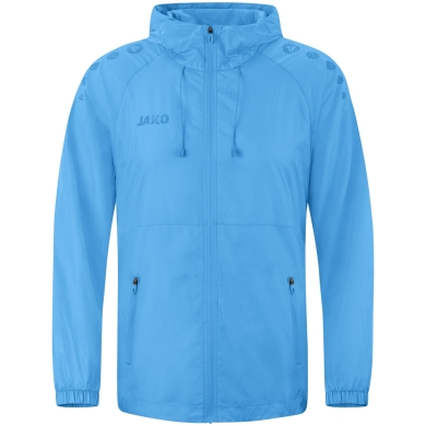 JAKO Funktionsjacke Lightweight Flow mit Kapuze (wind- und wasserabweisend) skyblau Herren