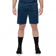 JAKO Trainingshose Short Challenge - sportiver Schnitt, melange Optik - blau meliert Herren