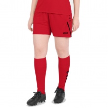 JAKO Sporthose Short Challenge (Polyester-Interlock, ohne Innenslip) kurz rot Damen