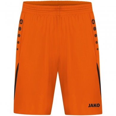JAKO Sporthose Short Challenge (Polyester-Interlock, ohne Innenslip) kurz orange Jungen