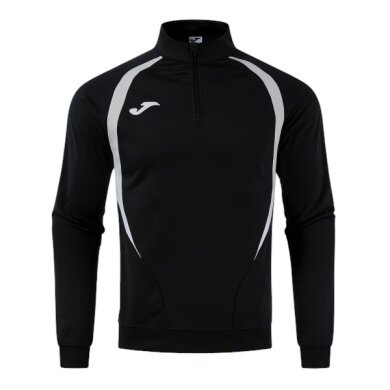 Joma Langarmshirt Championship 20 Sweatshirt (1/4 Zip, bequem, rec. Polyester) schwarz/grau Herren