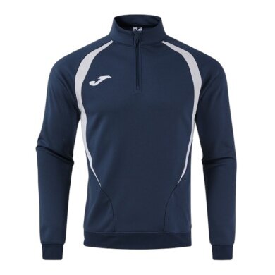 Joma Langarmshirt Championship 20 Sweatshirt (1/4 Zip, bequem, rec. Polyester) marineblau/grau Herren