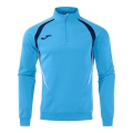 Joma Langarmshirt Championship 20 Sweatshirt (1/4 Zip, bequem, rec. Polyester) hellblau/dunkelblau Herren