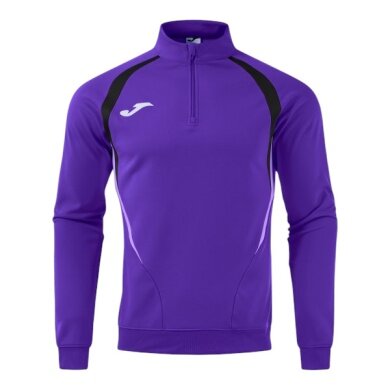 Joma Langarmshirt Championship 20 Sweatshirt (1/4 Zip, bequem, rec. Polyester) violett/schwarz Herren