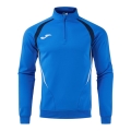 Joma Langarmshirt Championship 20 Sweatshirt (1/4 Zip, bequem, rec. Polyester) royalblau/dunkelblau Herren