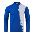 Joma Langarmshirt Picacho City Sweatshirt (1/4 Zip, strapazierfähig, bequeme Passform) royalblau/weiss Herren