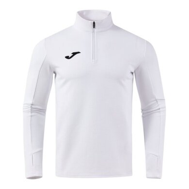 Joma Lauf-Langarmshirt Combi Pro (Sweatshirt, Half-Zip) weiss Herren