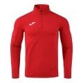 Joma Lauf-Langarmshirt Combi Pro (Sweatshirt, Half-Zip) rot Herren