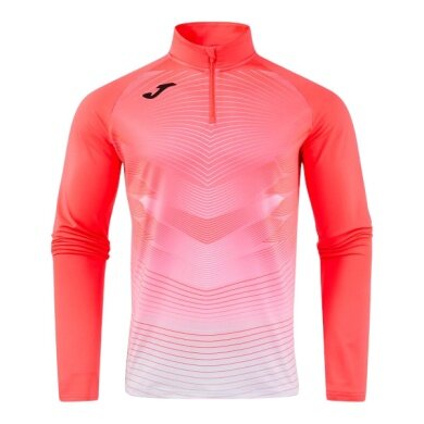Joma Lauf-Langarmshirt Elite XII Sweatshirt (optimale Bewegungsfreiheit, 1/4 Zip) pink Herren