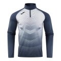 Joma Lauf-Langarmshirt Elite XII Sweatshirt (optimale Bewegungsfreiheit, 1/4 Zip) grau Herren