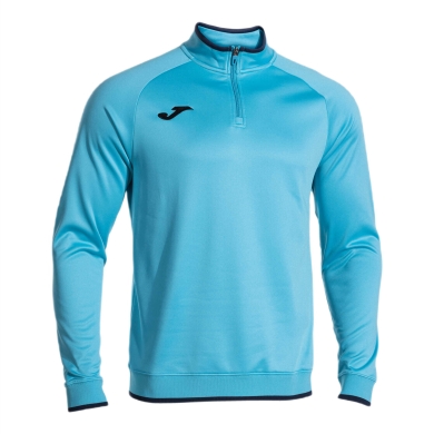 Joma Pullover Combi Premium Sweatshirt (Half-Zip, Stehkragen) blau/navyblau Herren