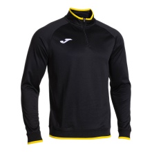 Joma Pullover Combi Premium Sweatshirt (Half-Zip, Stehkragen) schwarz/gelb Herren