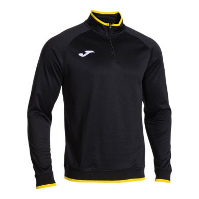 Joma Pullover Combi Premium Sweatshirt (Half-Zip, Stehkragen) schwarz/gelb Herren