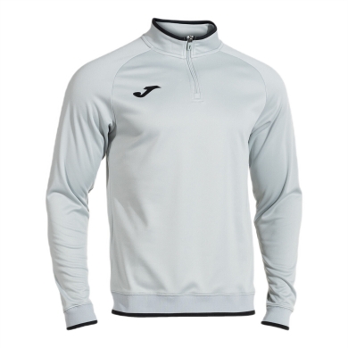 Joma Pullover Combi Premium Sweatshirt (Half-Zip, Stehkragen) hellgrau Herren