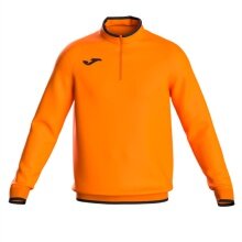 Joma Pullover Combi Premium Sweatshirt (Half-Zip, Stehkragen) orange/schwarz Herren
