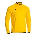 Joma Pullover Combi Premium Sweatshirt (Half-Zip, Stehkragen) gelb/schwarz Herren