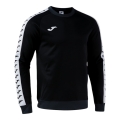 Joma Pullover Sweatshirt Heroic (100% Polyester, Fleece-Gewebe) schwarz/weiss Herren