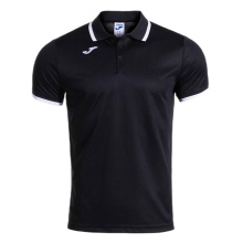 Joma Sport-Polo Combi Premium (komfortable Passform, atmungsaktiv) schwarz/weiss Herren