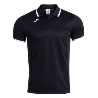 Joma Sport-Polo Combi Premium (komfortable Passform, atmungsaktiv) schwarz/weiss Herren