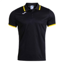 Joma Sport-Polo Combi Premium (komfortable Passform, atmungsaktiv) schwarz/gelb Herren