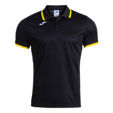 Joma Sport-Polo Combi Premium (komfortable Passform, atmungsaktiv) schwarz/gelb Herren