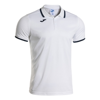 Joma Sport-Polo Combi Premium (komfortable Passform, atmungsaktiv) weiss/navy Herren
