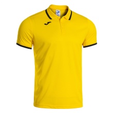 Joma Sport-Polo Combi Premium (komfortable Passform, atmungsaktiv) gelb/schwarz Herren