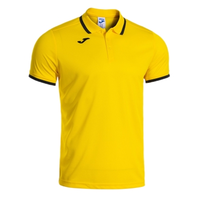 Joma Sport-Polo Combi Premium (komfortable Passform, atmungsaktiv) gelb/schwarz Herren