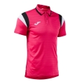 Joma Sport-Polo Terra (leicht, atmungsaktiv) pink/schwarz Herren