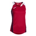 Joma Sport-Tank Top Montreal (100% Polyester) rot/navy Damen