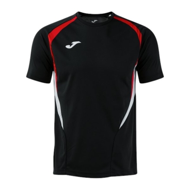 Joma Sport-Tshirt Championship 20 (hoher Tragekomfort, rec. Polyester) schwarz/rot Herren