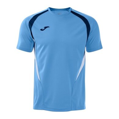 Joma Sport-Tshirt Championship 20 (hoher Tragekomfort, rec. Polyester) hellblau/dunkelblau Herren