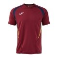 Joma Sport-Tshirt Championship 20 (hoher Tragekomfort, rec. Polyester) bordeauxrot/dunkelblau Herren
