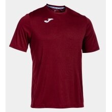 Joma Sport-Tshirt Combi (100% Polyester) weinrot Herren