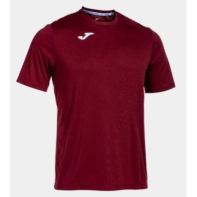 Joma Sport-Tshirt Combi (100% Polyester) weinrot Herren