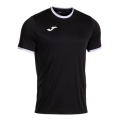 Joma Sport-Tshirt Combi Premium (100% Polyester, atmungsaktiv) schwarz/weiss Herren