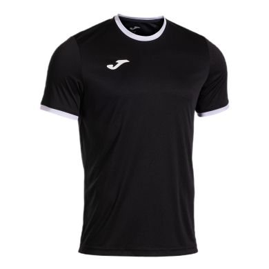Joma Sport-Tshirt Combi Premium (100% Polyester, atmungsaktiv) schwarz/weiss Herren