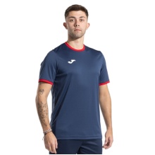 Joma Sport-Tshirt Combi Premium (100% Polyester, atmungsaktiv) navy/rot Herren