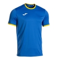 Joma Sport-Tshirt Combi Premium (100% Polyester, atmungsaktiv) royalblau/gelb Herren