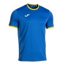 Joma Sport-Tshirt Combi Premium (100% Polyester, atmungsaktiv) royalblau/gelb Herren
