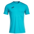 Joma Sport-Tshirt Olimpiada (100% Polyester) türkis/marineblau Herren