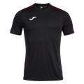 Joma Sport-Tshirt Olimpiada (100% Polyester) schwarz/rot Herren