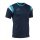 Joma Sport-Tshirt Terra (leicht, atmungsaktiv) dunkelblau/türkisblau Herren