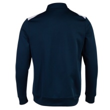 Joma Pullover Championship VII Sweatshirt (Half-Zip, Fleece-Futter) marineblau/weiss Herren