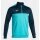 Joma Pullover Winner Sweatshirt (1/2 Zip, 100% Polyester) türkis/marineblau Herren