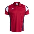Joma Tennis-Polo Corta Montreal 2025 rot/navyblau Herren