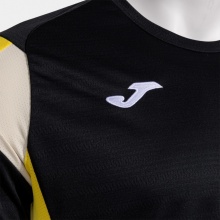 Joma Tennis-T-Shirt Corta Montreal 2025 schwarz/gelb Herren